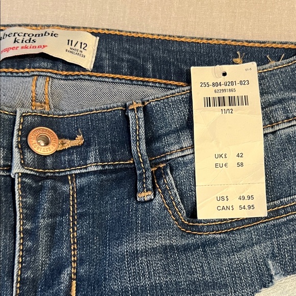 Abercrombie Kids Super Skinny Denim Jeans - Picture 6 of 6